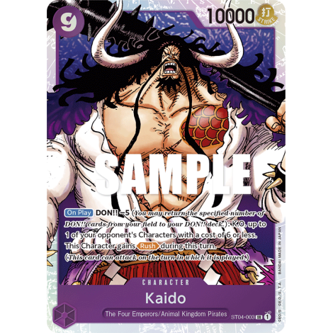 Kaido: Carte One Piece Animal Kingdom Pirates-[ST-04] N°ST04-003