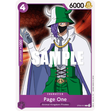 Page One: Carte One Piece Animal Kingdom Pirates-[ST-04] N°ST04-012