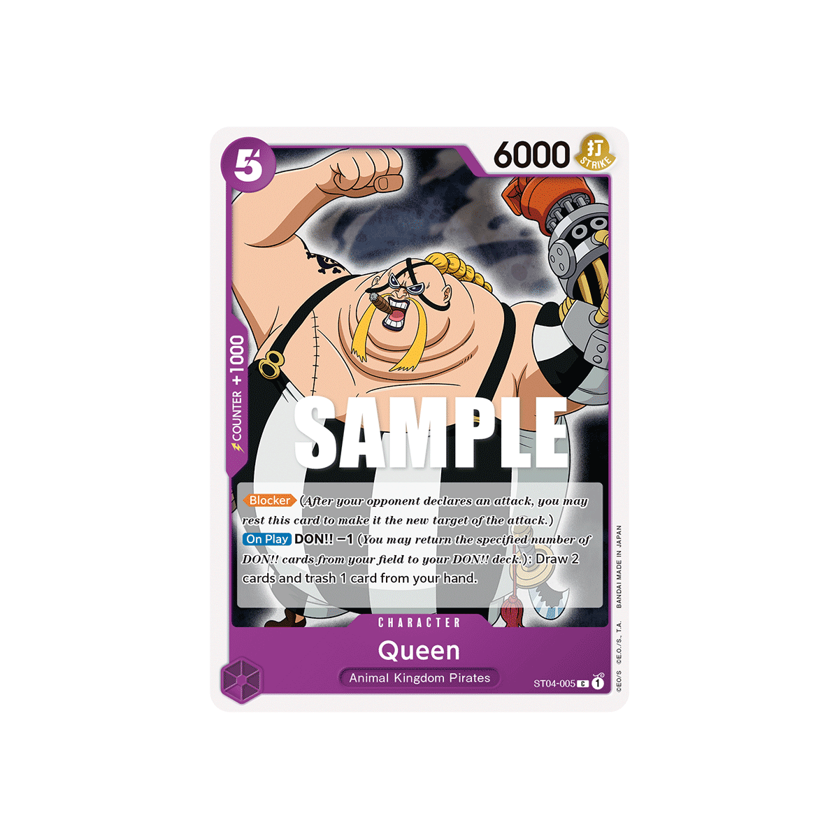Queen: Carte One Piece Animal Kingdom Pirates-[ST-04] N°ST04-005