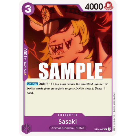 Sasaki: Carte One Piece Animal Kingdom Pirates-[ST-04] N°ST04-006
