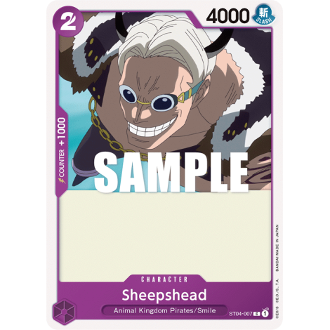 Sheepshead: Carte One Piece Animal Kingdom Pirates-[ST-04] N°ST04-007