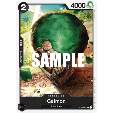 Gaimon: Carte One Piece Monkey D. Luffy-[ST-08] N°ST08-003