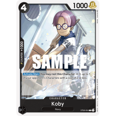 Koby: Carte One Piece Monkey D. Luffy-[ST-08] N°ST08-004