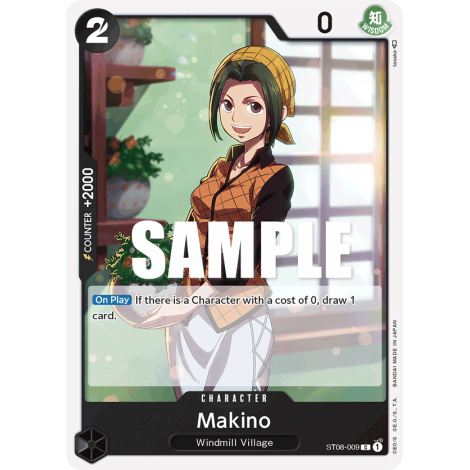 Makino: Carte One Piece Monkey D. Luffy-[ST-08] N°ST08-009