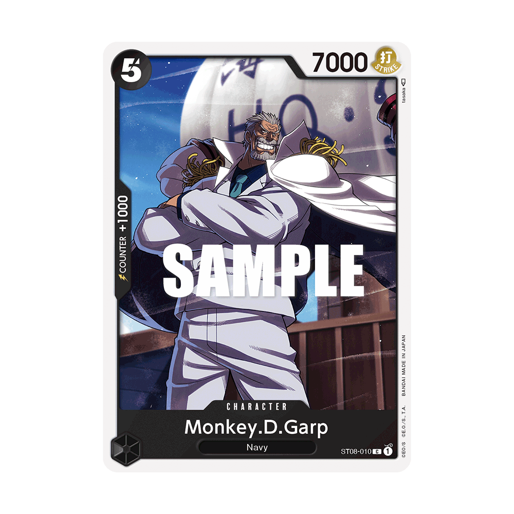 Monkey.D.Garp: Carte One Piece Monkey D. Luffy-[ST-08] N°ST08-010