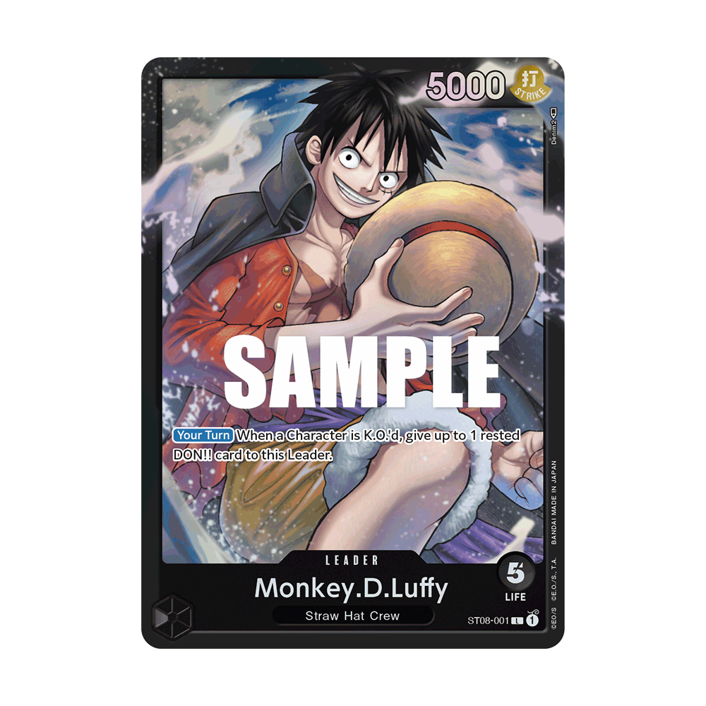 Monkey.D.Luffy: Carte One Piece Monkey D. Luffy-[ST-08] N°ST08-001