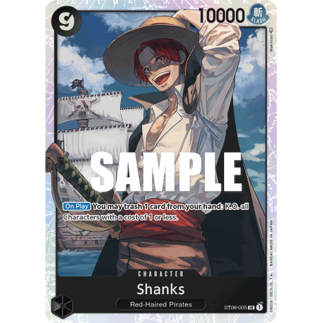Shanks: Carte One Piece Monkey D. Luffy-[ST-08] N°ST08-005