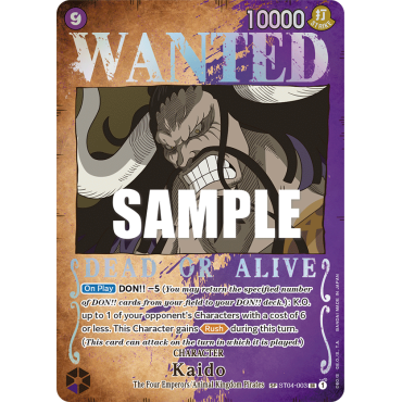 Kaido: Carte One Piece PILLARS OF STRENGTH [OP03] N°ST04-003