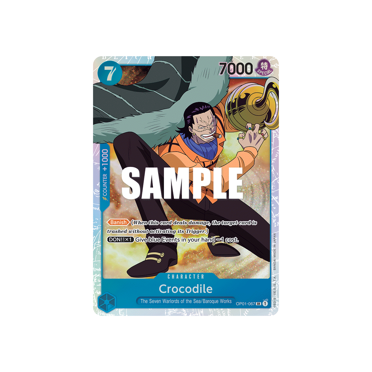 Crocodile: Carte One Piece ROMANCE DAWN [OP01] N°OP01-067