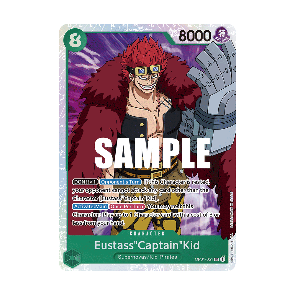 Eustass"Captain"Kid: Carte One Piece ROMANCE DAWN [OP01] N°OP01-051