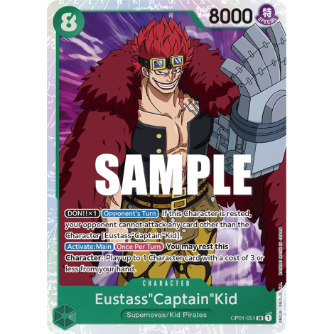 Eustass"Captain"Kid: Carte One Piece ROMANCE DAWN [OP01] N°OP01-051