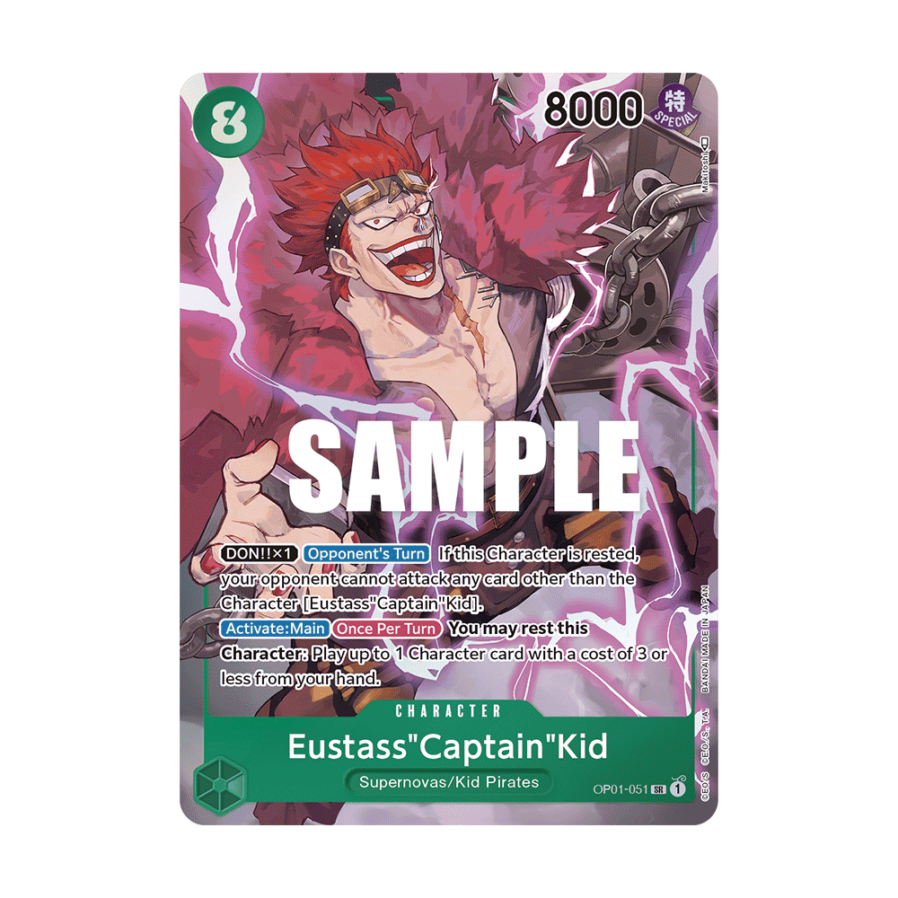 Eustass"Captain"Kid: Carte One Piece ROMANCE DAWN [OP01] N°OP01-051