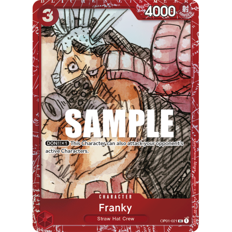 Franky: Carte One Piece Premium Card Collection FILM RED Edition- N°OP01-021