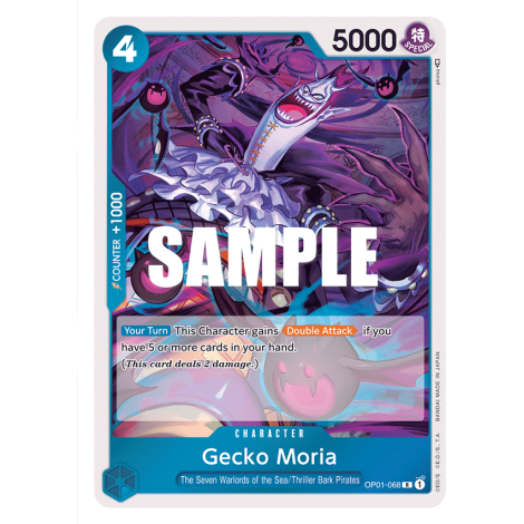 Gecko Moria: Carte One Piece ROMANCE DAWN [OP01] N°OP01-068