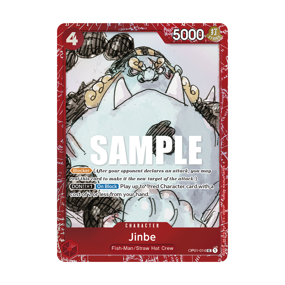 Jinbe: Carte One Piece Premium Card Collection FILM RED Edition- N°OP01-014