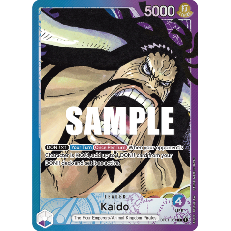 Kaido: Carte One Piece ROMANCE DAWN [OP01] N°OP01-061