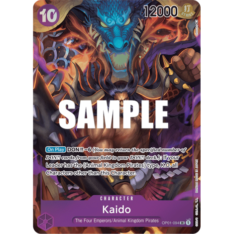 Kaido: Carte One Piece ROMANCE DAWN [OP01] N°OP01-094