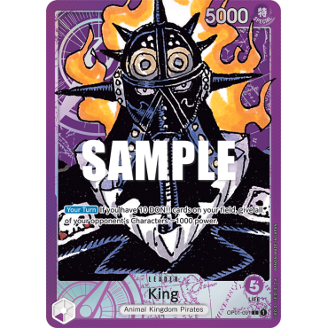 King: Carte One Piece ROMANCE DAWN [OP01] N°OP01-091