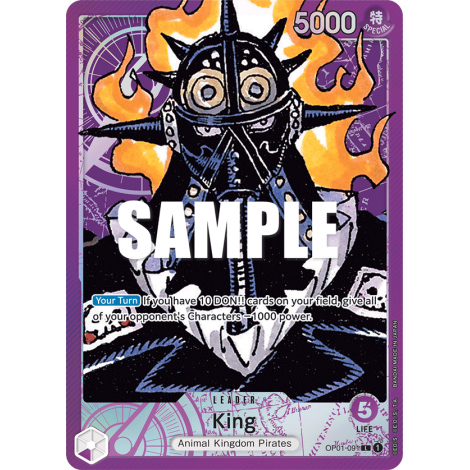 King: Carte One Piece ROMANCE DAWN [OP01] N°OP01-091