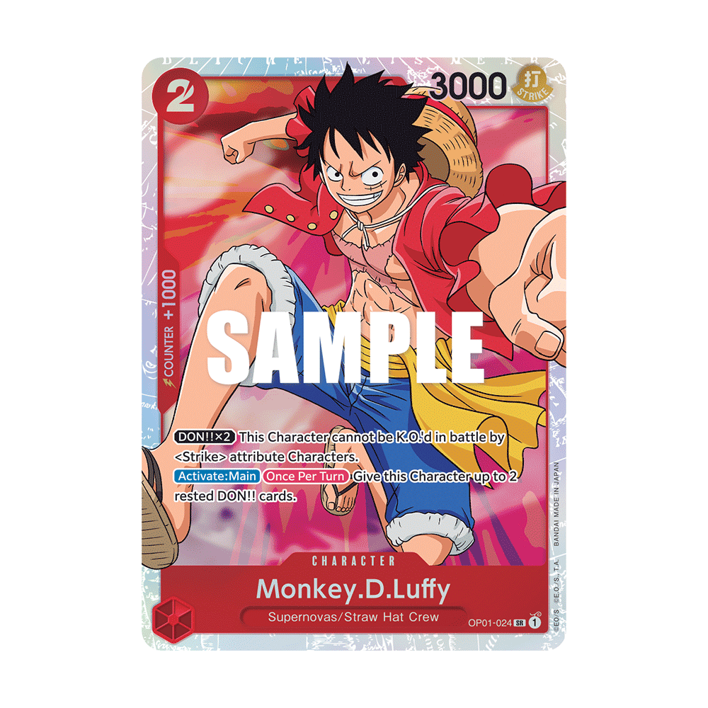 Monkey.D.Luffy: Carte One Piece ROMANCE DAWN [OP01] N°OP01-024