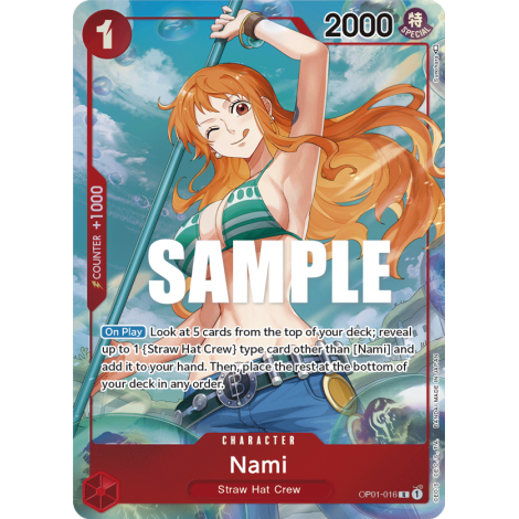 Nami: Carte One Piece ROMANCE DAWN [OP01] N°OP01-016