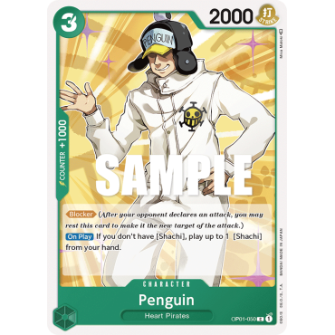 Penguin: Carte One Piece ROMANCE DAWN [OP01] N°OP01-050
