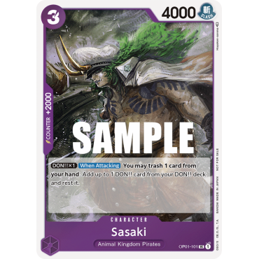 Sasaki: Carte One Piece Included in Event Pack Vol.2 N°OP01-101