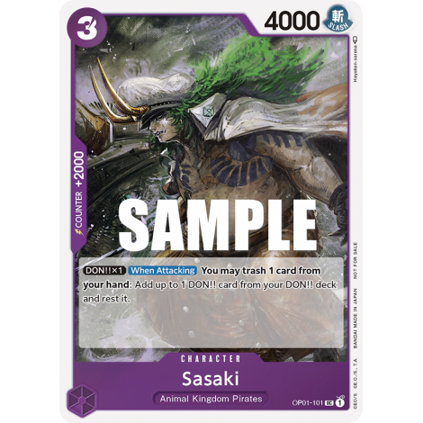 Sasaki: Carte One Piece Included in Event Pack Vol.2 N°OP01-101