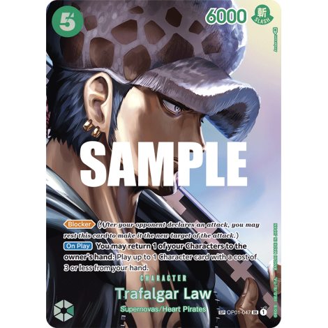 Trafalgar Law: Carte One Piece KINGDOMS OF INTRIGUE [OP04] N°OP01-047