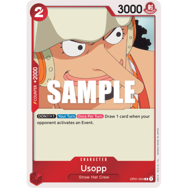 Usopp: Carte One Piece ROMANCE DAWN [OP01] N°OP01-004