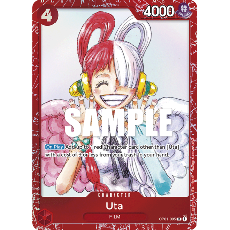 Uta: Carte One Piece Premium Card Collection FILM RED Edition- N°OP01-005