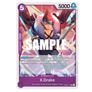 X.Drake: Carte One Piece ROMANCE DAWN [OP01] N°OP01-114