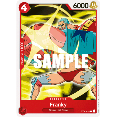 Franky: Carte One Piece Straw Hat Crew-[ST-01] N°ST01-010