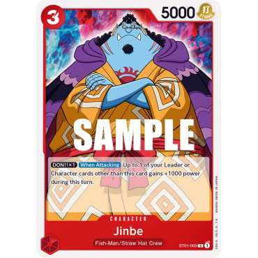 Jinbe: Carte One Piece Straw Hat Crew-[ST-01] N°ST01-005