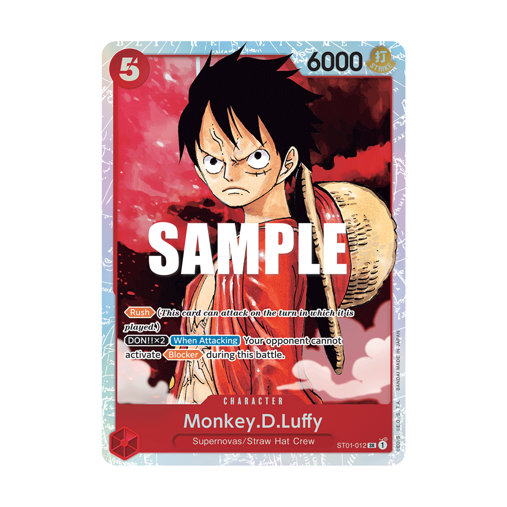 Monkey.D.Luffy: Carte One Piece Straw Hat Crew-[ST-01] N°ST01-012