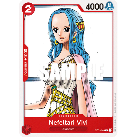 Nefeltari Vivi: Carte One Piece Straw Hat Crew-[ST-01] N°ST01-009