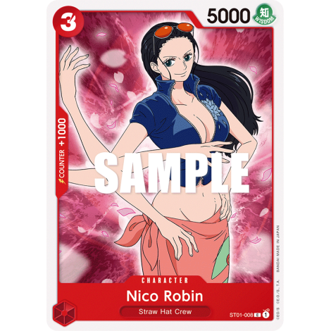 Nico Robin: Carte One Piece Straw Hat Crew-[ST-01] N°ST01-008