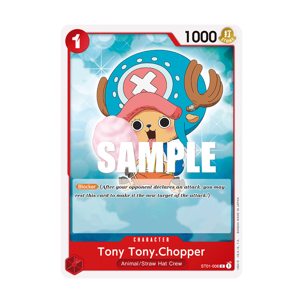 Tony Tony.Chopper: Carte One Piece Straw Hat Crew-[ST-01] N°ST01-006