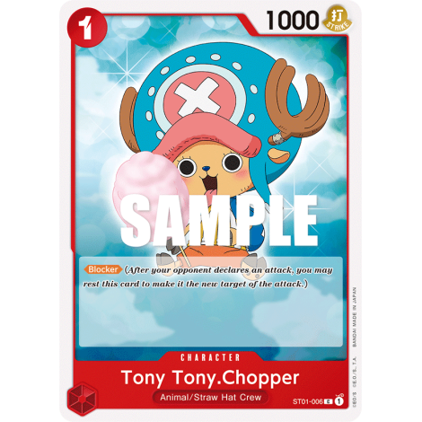 Tony Tony.Chopper: Carte One Piece Straw Hat Crew-[ST-01] N°ST01-006