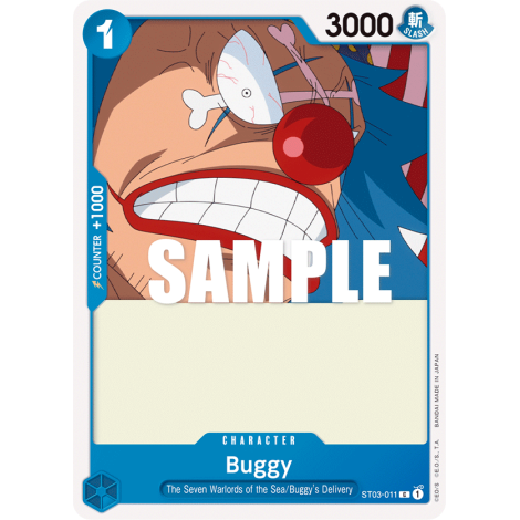 Buggy: Carte One Piece The Seven Warlords of the Sea-[ST-03] N°ST03-011