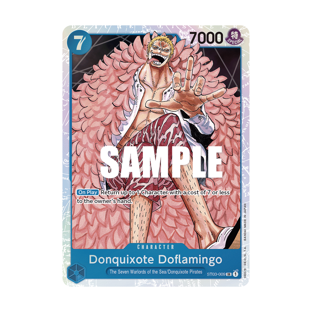 Donquixote Doflamingo: Carte One Piece The Seven Warlords of the Sea-[ST-03] N°ST03-009