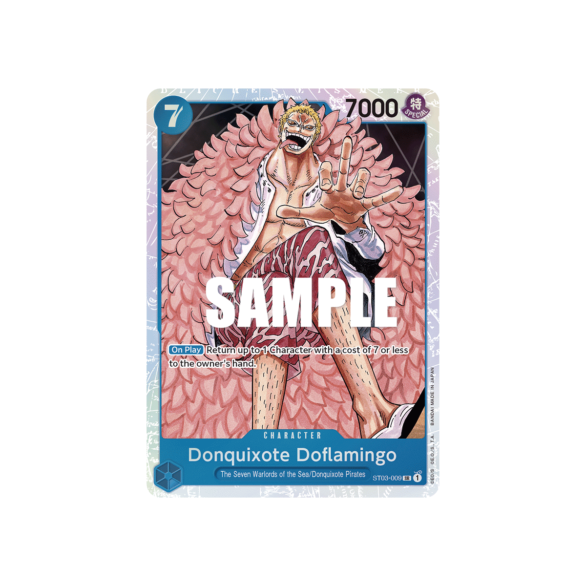 Donquixote Doflamingo: Carte One Piece The Seven Warlords of the Sea-[ST-03] N°ST03-009