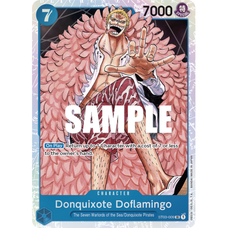 Donquixote Doflamingo: Carte One Piece The Seven Warlords of the Sea-[ST-03] N°ST03-009