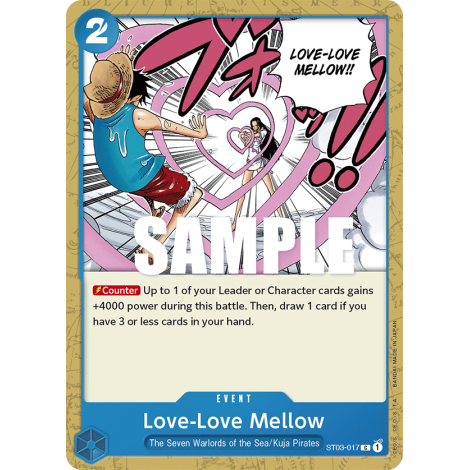 Love-Love Mellow: Carte One Piece The Seven Warlords of the Sea-[ST-03] N°ST03-017