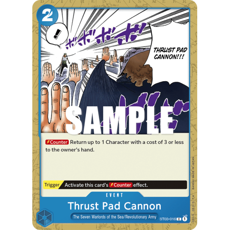 Thrust Pad Cannon: Carte One Piece The Seven Warlords of the Sea-[ST-03] N°ST03-016