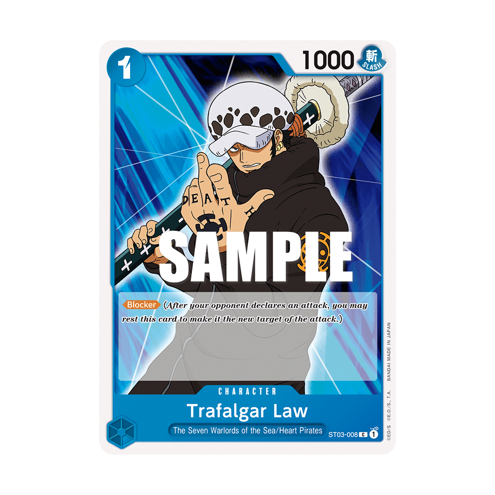 Trafalgar Law: Carte One Piece The Seven Warlords of the Sea-[ST-03] N°ST03-008