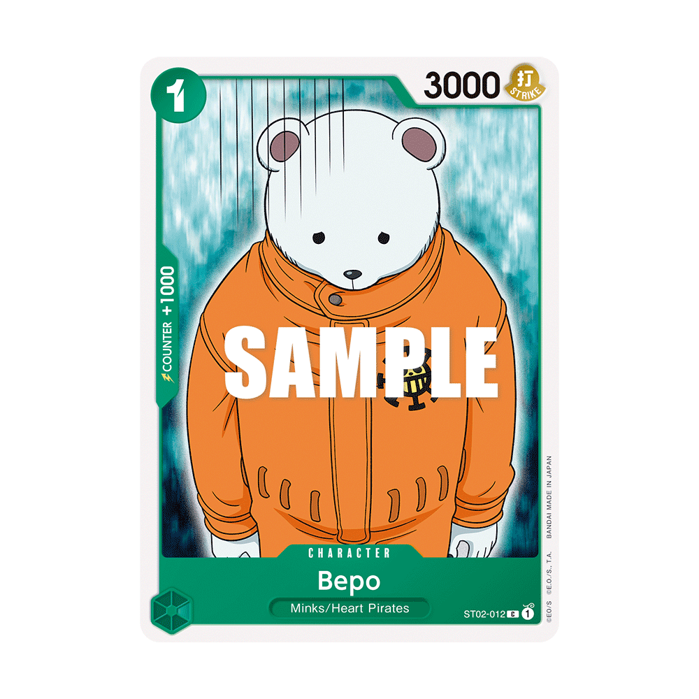 Bepo: Carte One Piece Worst Generation-[ST-02] N°ST02-012