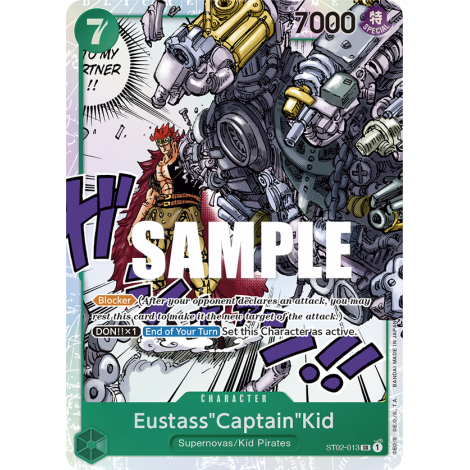 Eustass"Captain"Kid: Carte One Piece Worst Generation-[ST-02] N°ST02-013