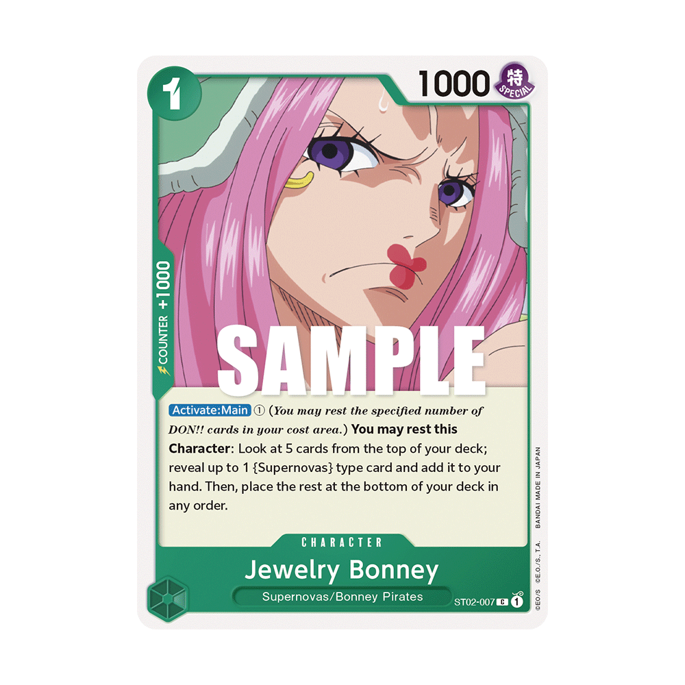 Jewelry Bonney, carte N°ST02-007 Worst Generation [ST-02]