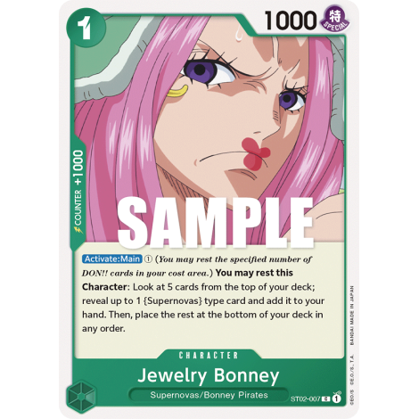 Jewelry Bonney, carte N°ST02-007 Worst Generation [ST-02]